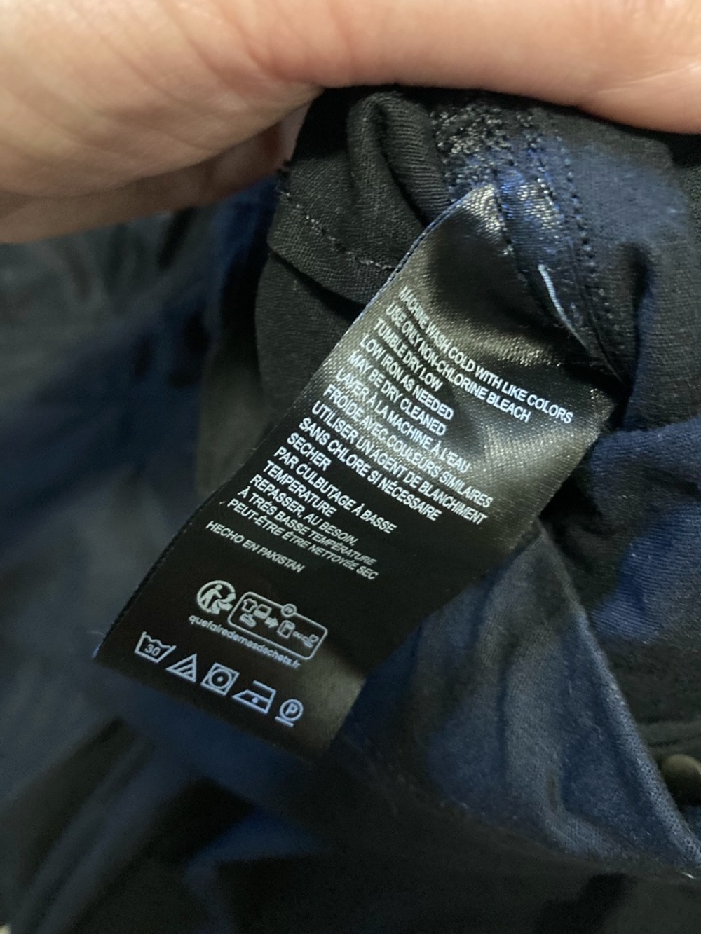 PILCRO Pants Barrel Jeans THE ARIN Buckle Back Black Linen Cotton 31 - Picture 4 of 9